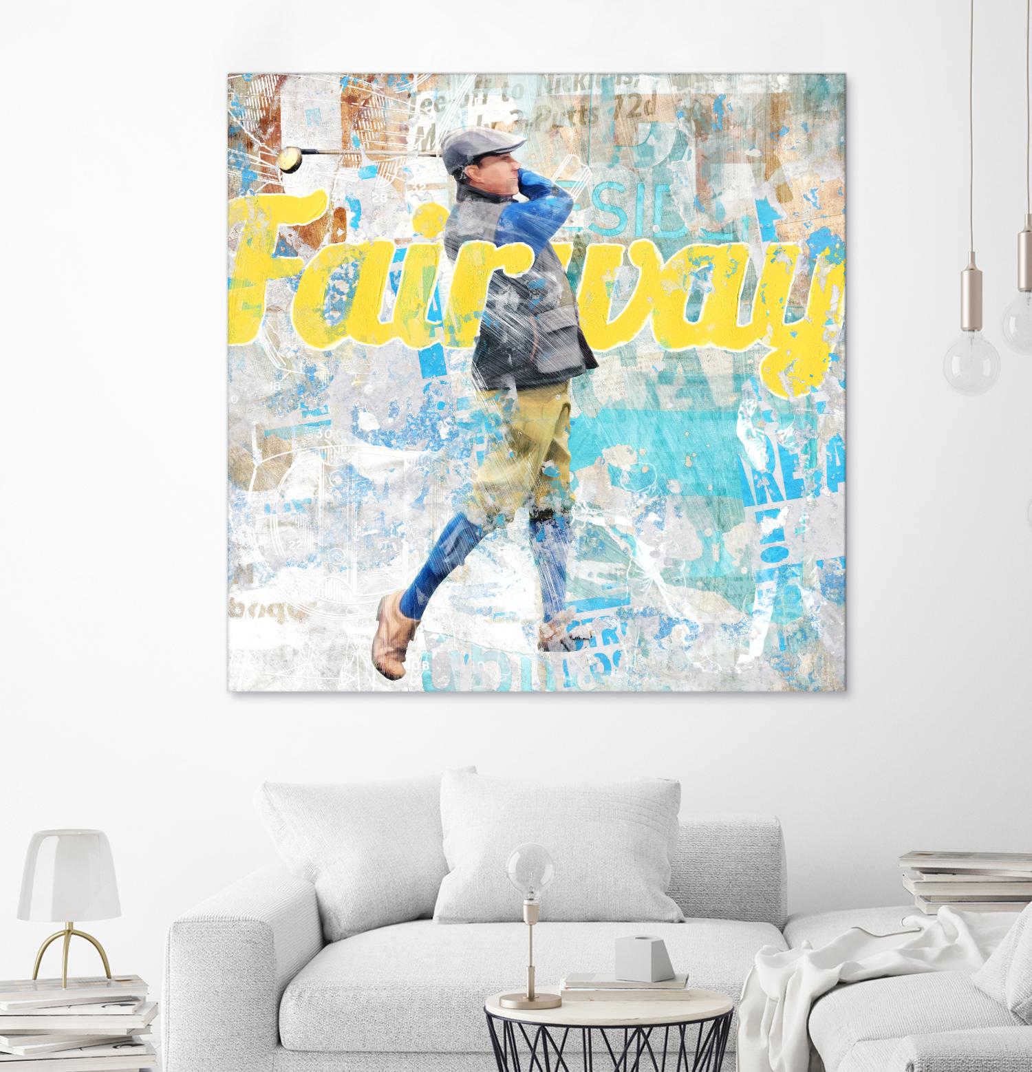 Fairway by THE Studio on GIANT ART - white vintage