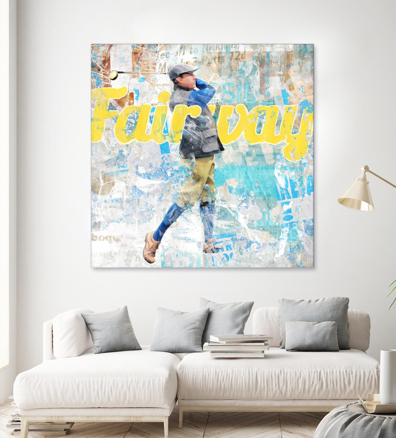 Fairway by THE Studio on GIANT ART - white vintage