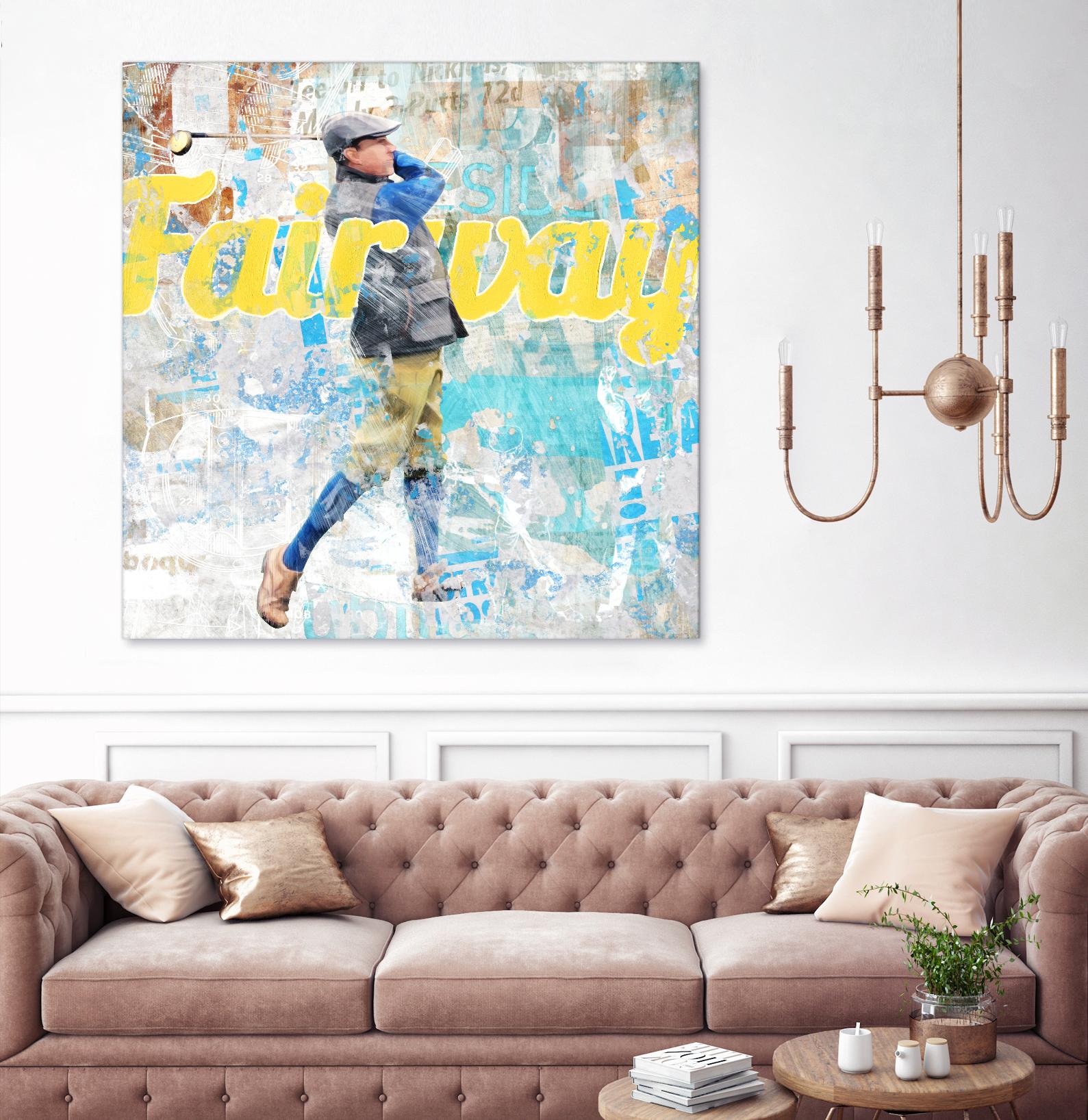 Fairway by THE Studio on GIANT ART - white vintage