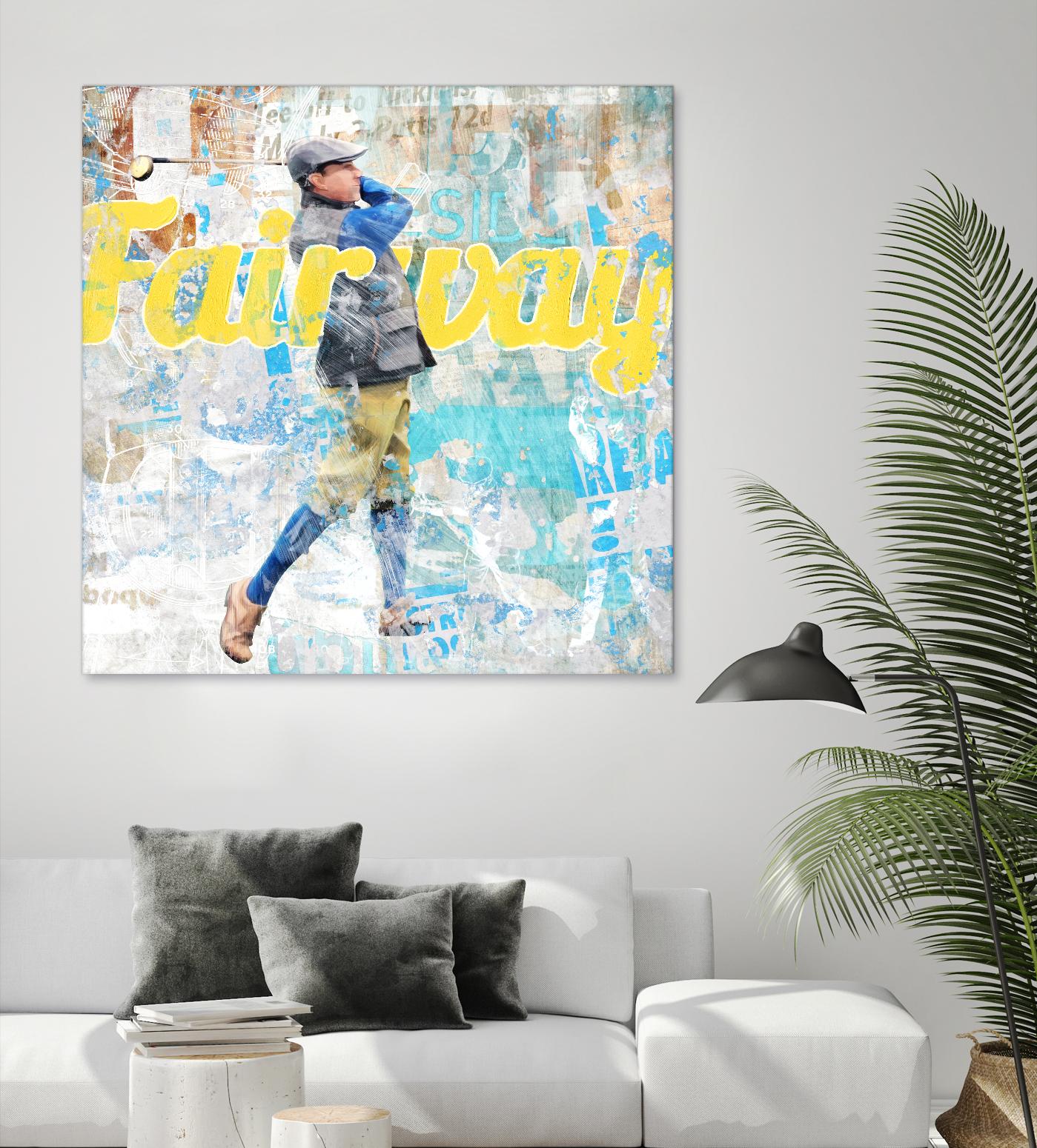 Fairway by THE Studio on GIANT ART - white vintage