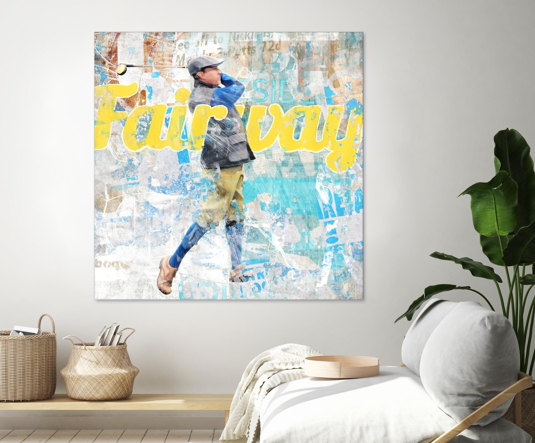 Fairway by THE Studio on GIANT ART - white vintage