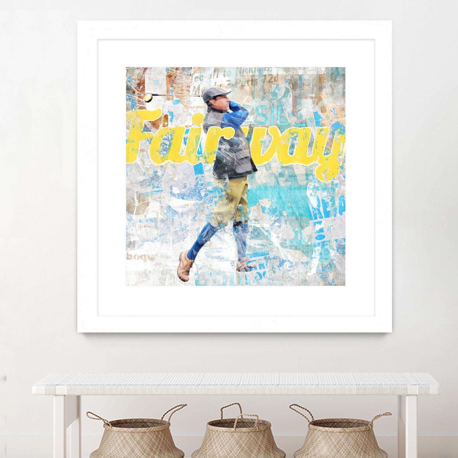 Fairway by THE Studio on GIANT ART - white vintage