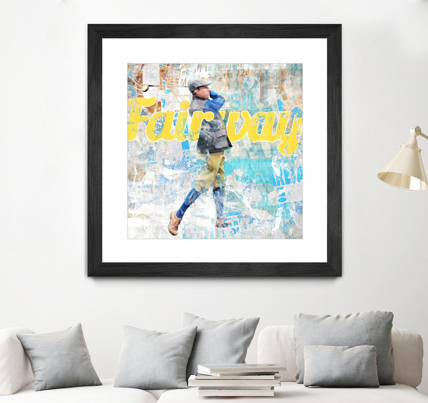 Fairway by THE Studio on GIANT ART - white vintage