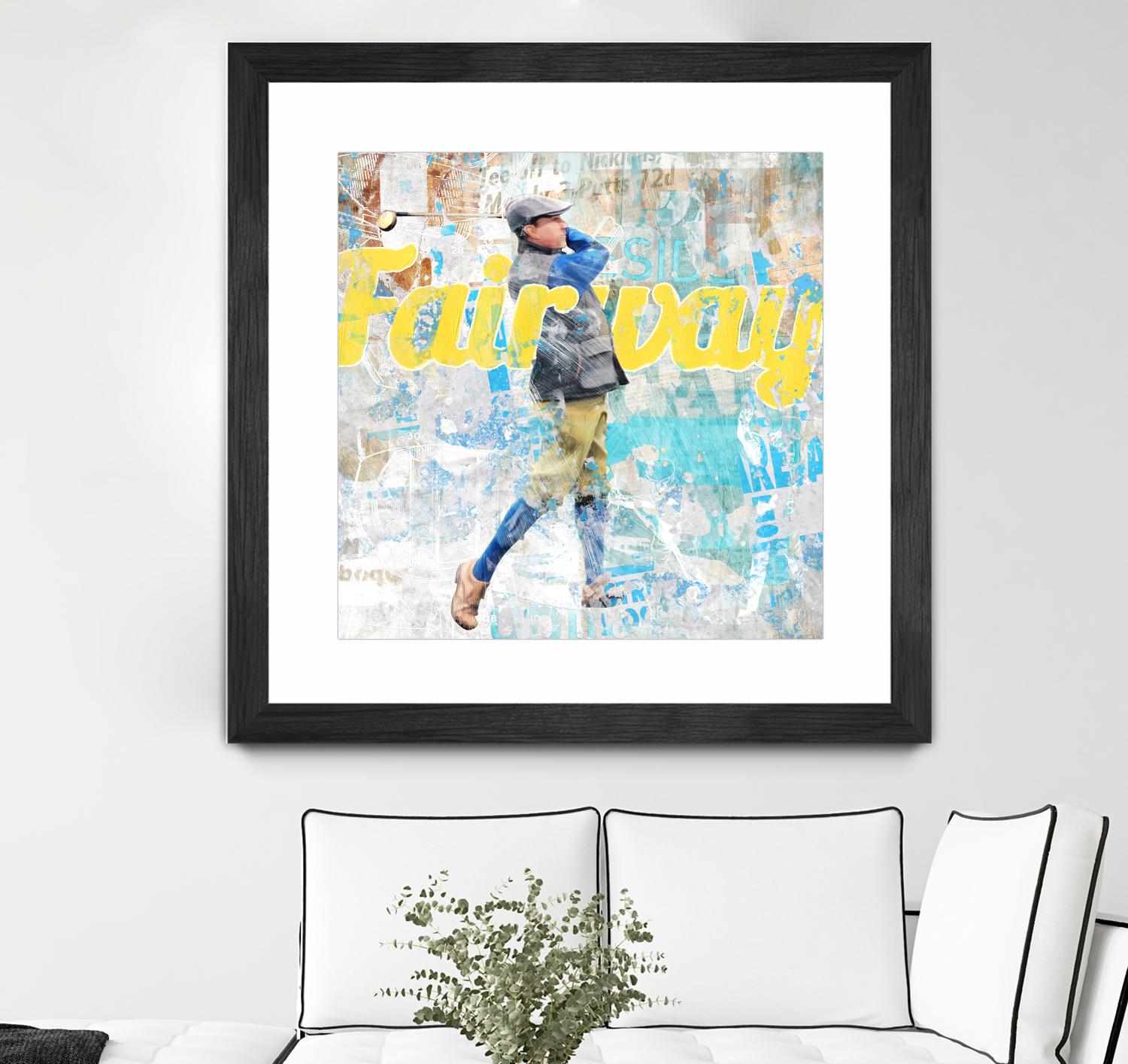 Fairway by THE Studio on GIANT ART - white vintage