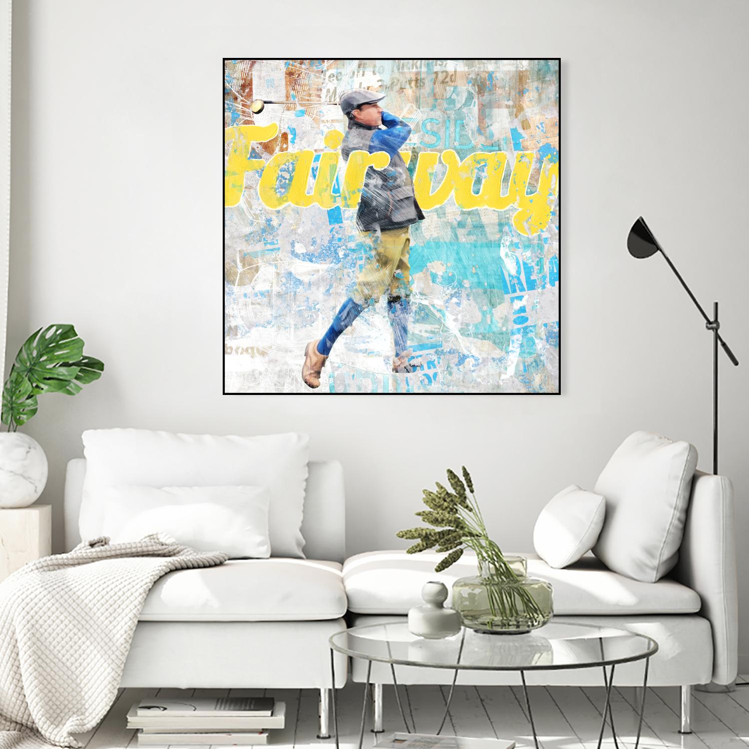 Fairway by THE Studio on GIANT ART - white vintage