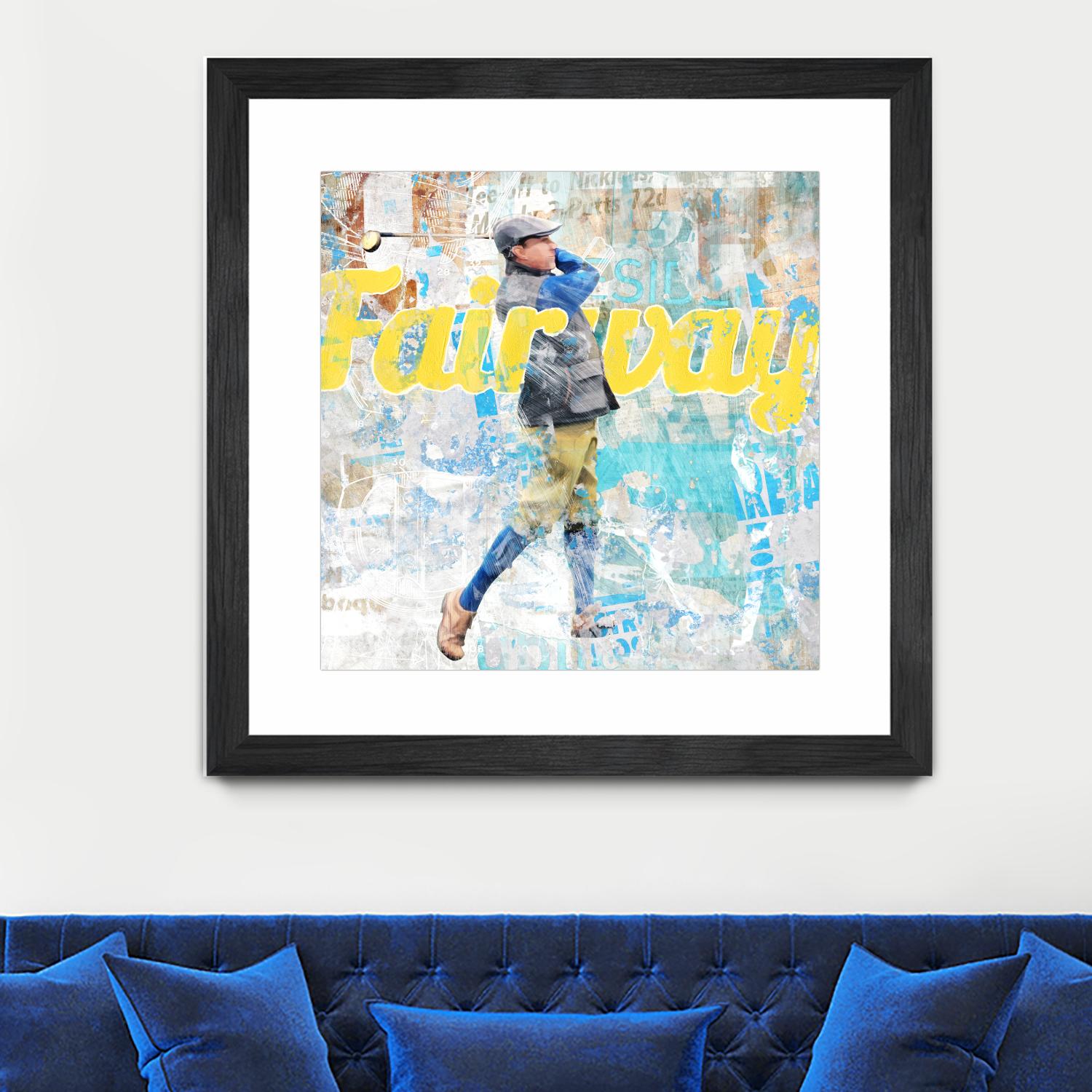 Fairway by THE Studio on GIANT ART - white vintage