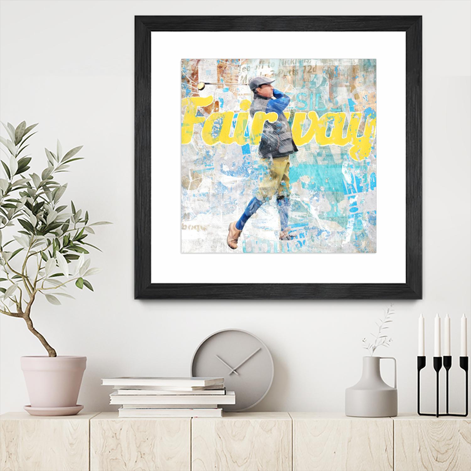 Fairway by THE Studio on GIANT ART - white vintage