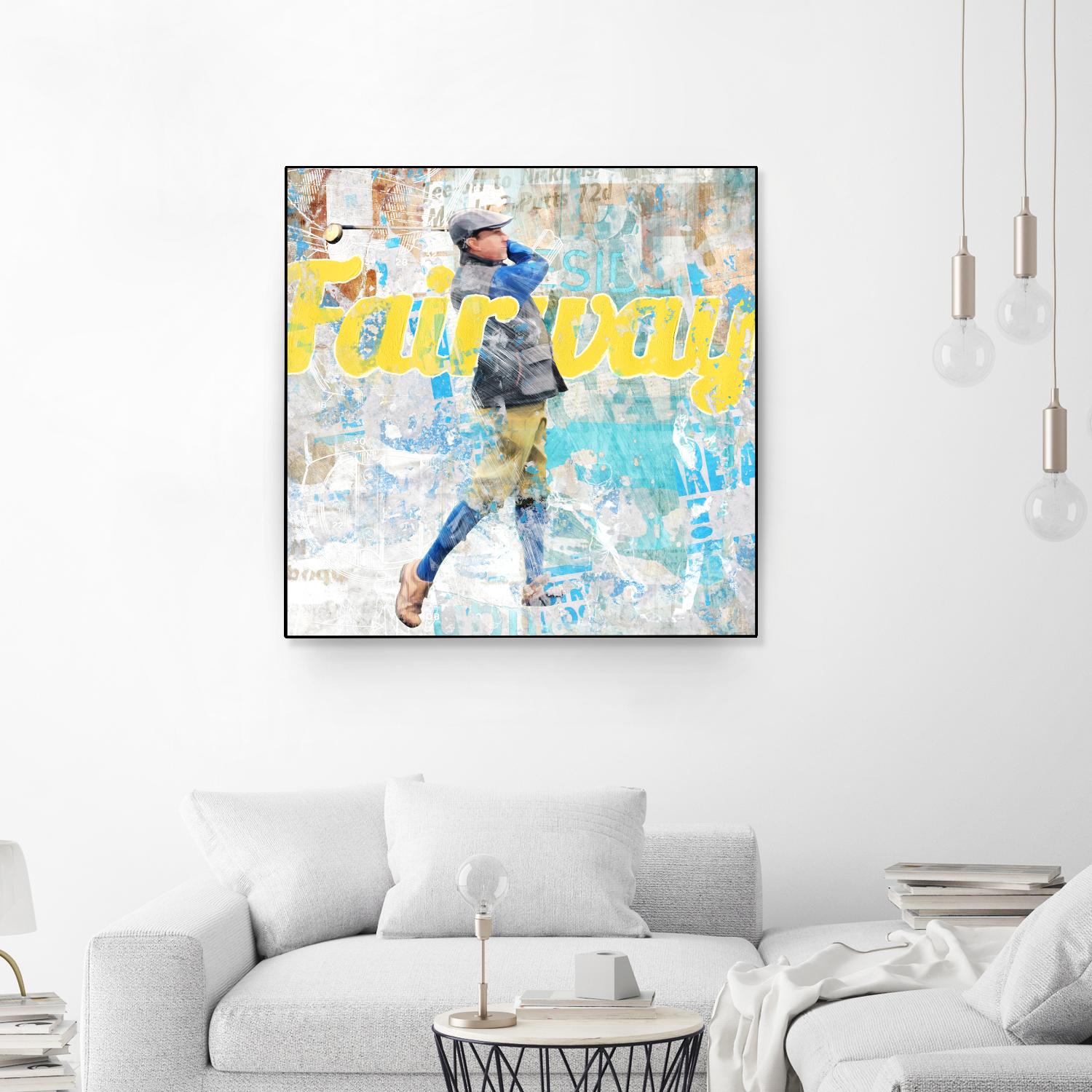 Fairway by THE Studio on GIANT ART - white vintage