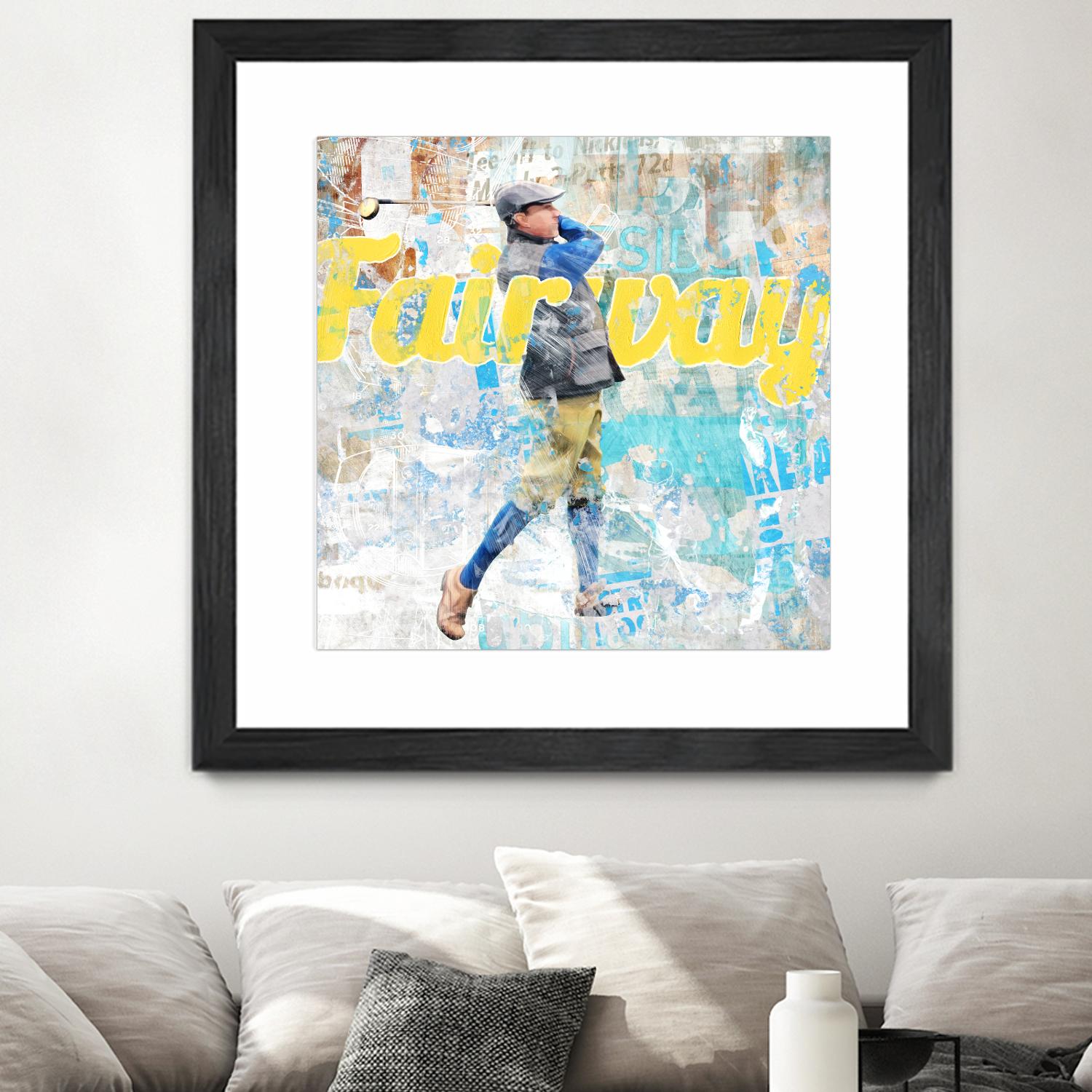 Fairway by THE Studio on GIANT ART - white vintage