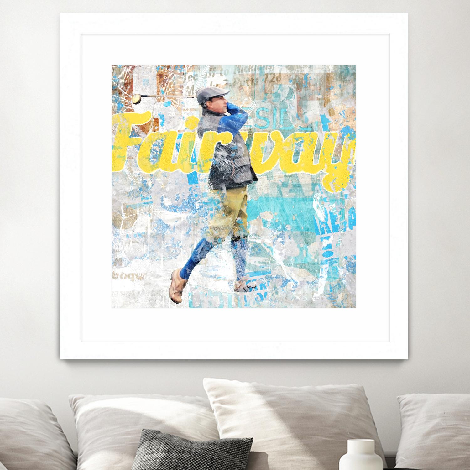 Fairway by THE Studio on GIANT ART - white vintage