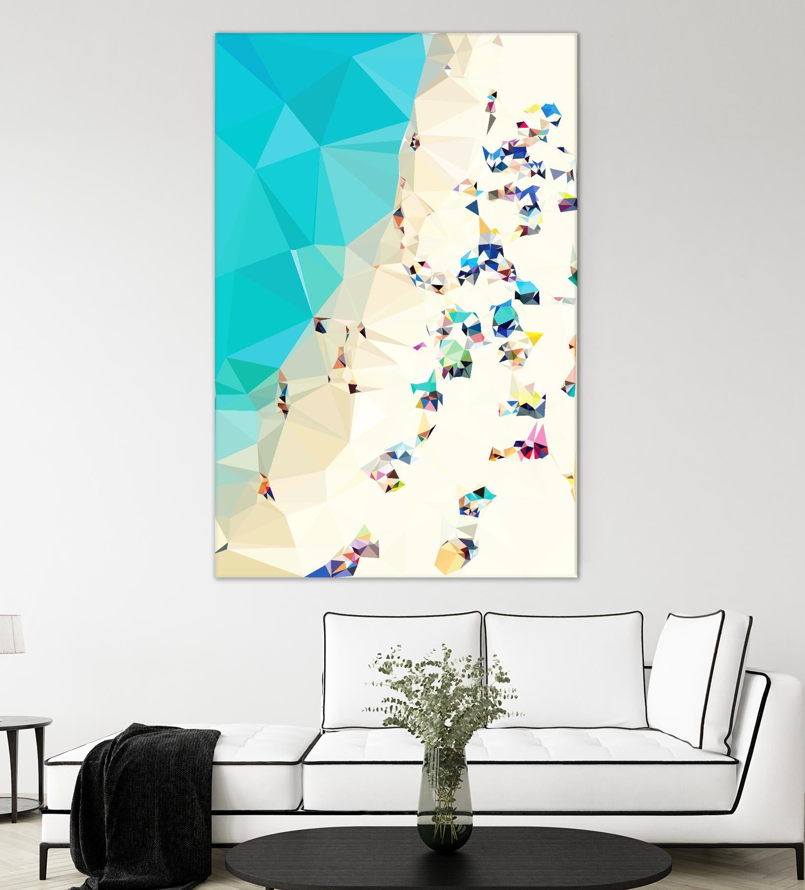 Fractal Beach 2 by THE Studio on GIANT ART - beige contemporary