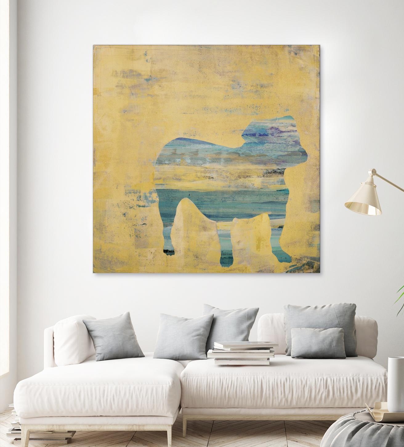 Best Friend 3 by Harris, Maeve Harris on GIANT ART - beige animals dog