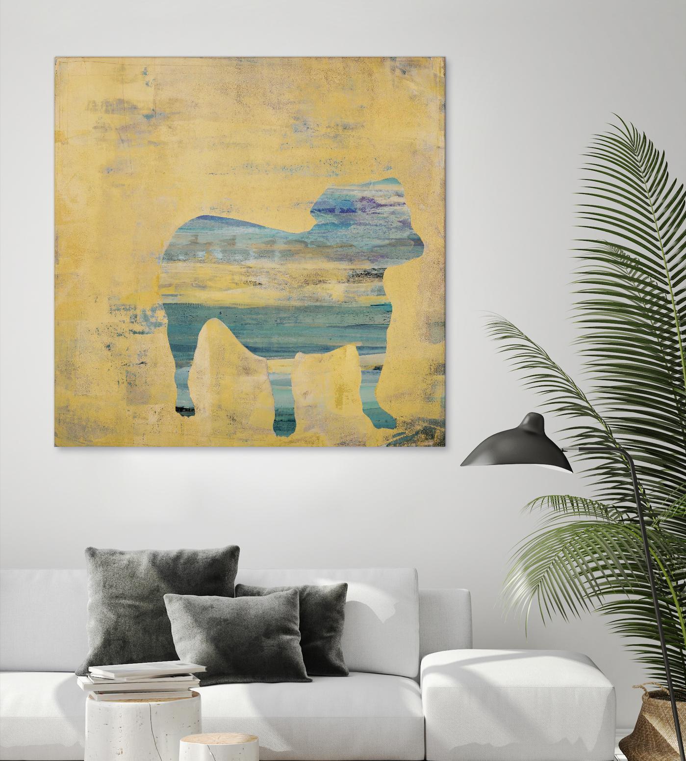 Best Friend 3 by Harris, Maeve Harris on GIANT ART - beige animals dog