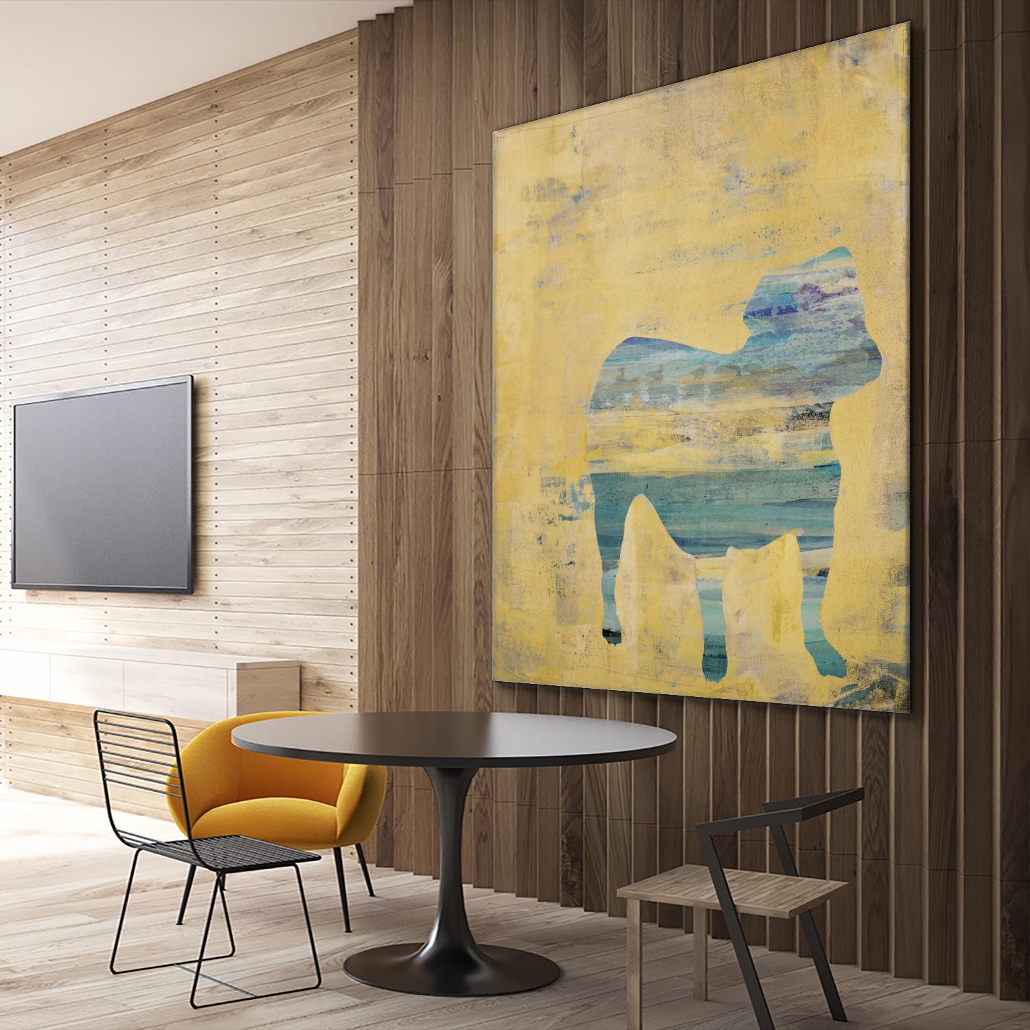 Best Friend 3 by Harris, Maeve Harris on GIANT ART - beige animals dog