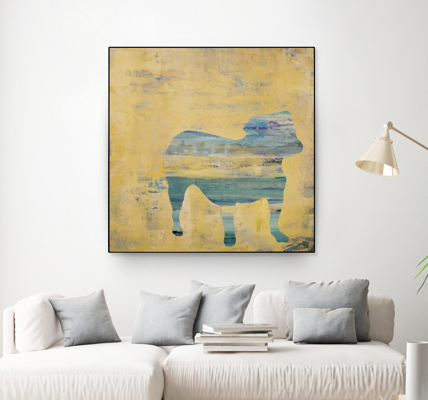 Best Friend 3 by Harris, Maeve Harris on GIANT ART - beige animals dog