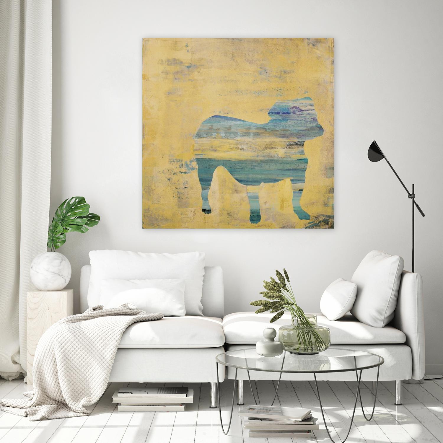 Best Friend 3 by Harris, Maeve Harris on GIANT ART - beige animals dog