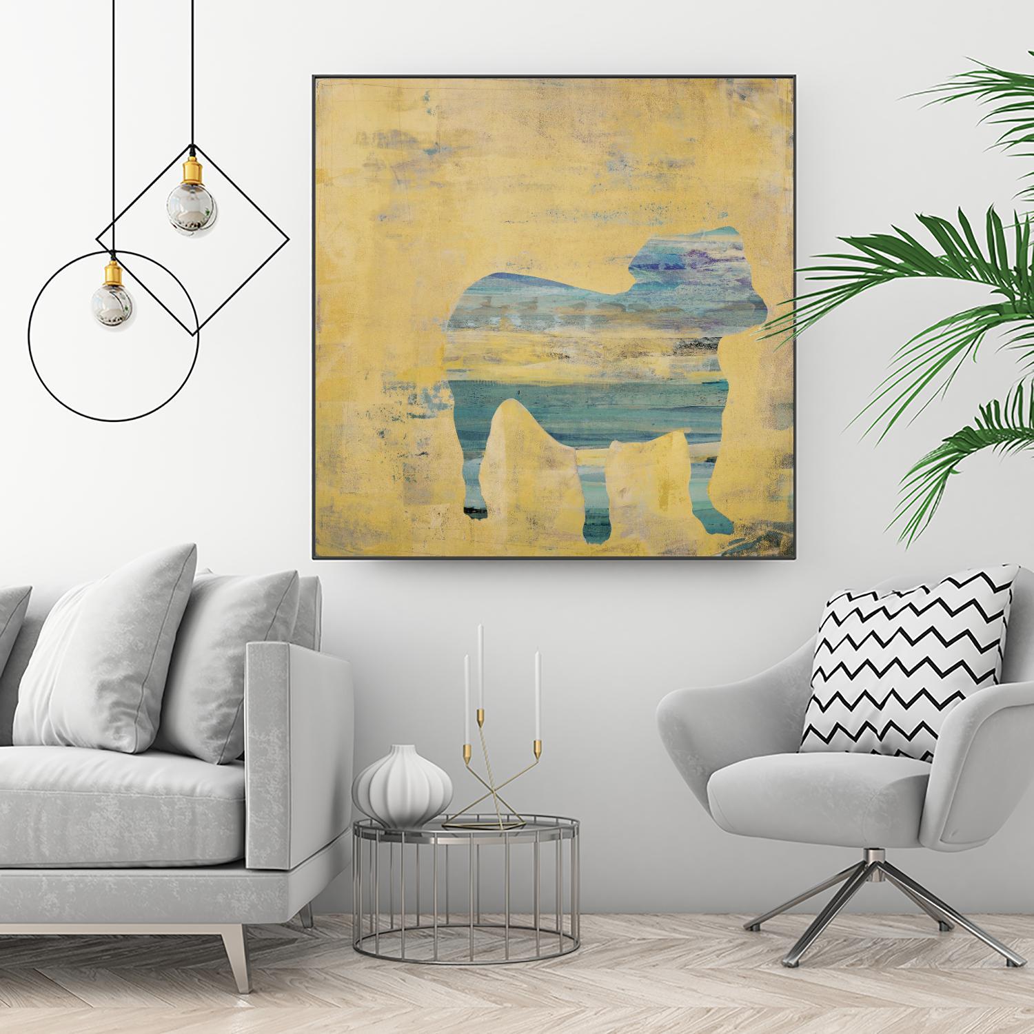 Best Friend 3 by Harris, Maeve Harris on GIANT ART - beige animals dog