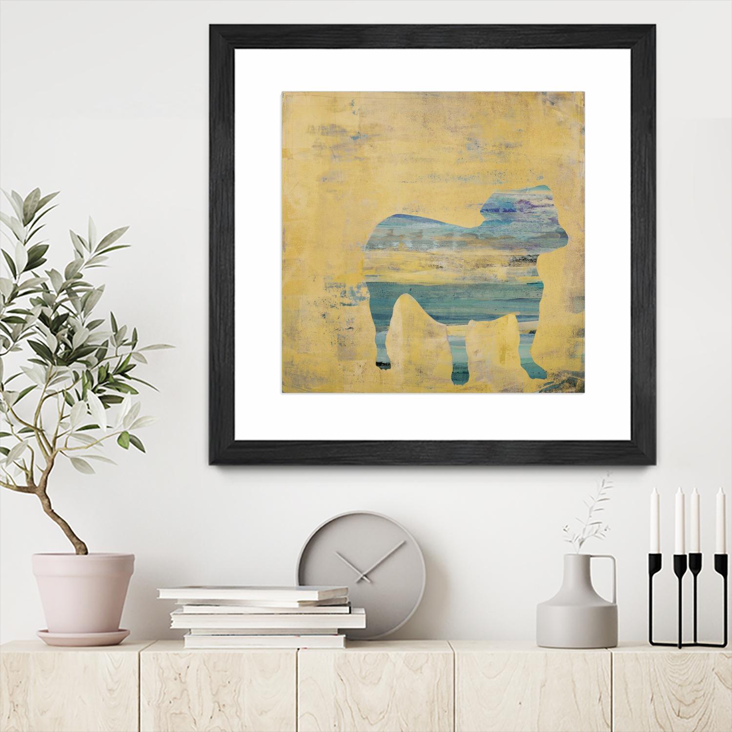 Best Friend 3 by Harris, Maeve Harris on GIANT ART - beige animals dog