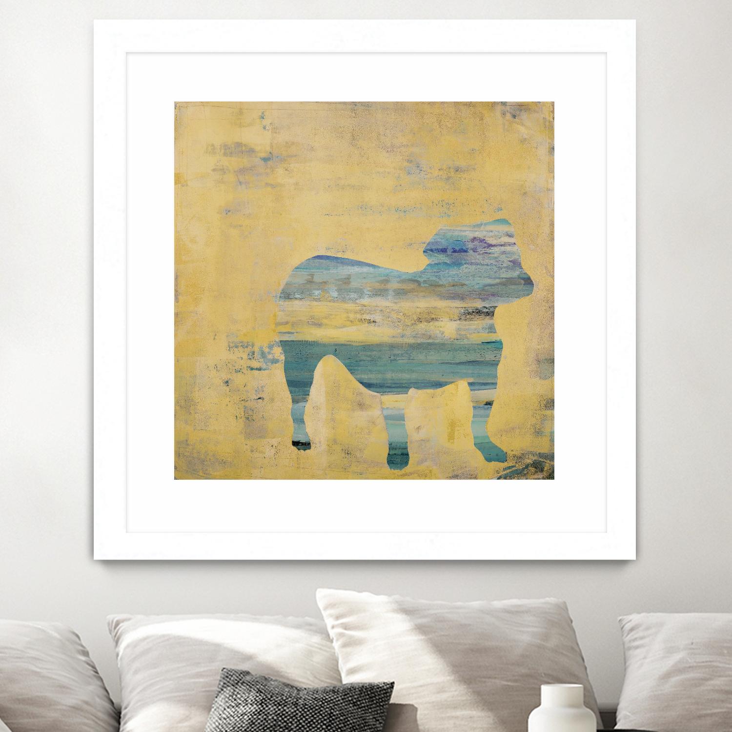 Best Friend 3 by Harris, Maeve Harris on GIANT ART - beige animals dog