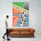 Barcelona Rowing 1992 by THE Studio on GIANT ART - green vintage