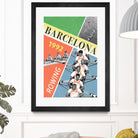 Barcelona Rowing 1992 by THE Studio on GIANT ART - green vintage