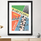 Barcelona Rowing 1992 by THE Studio on GIANT ART - green vintage