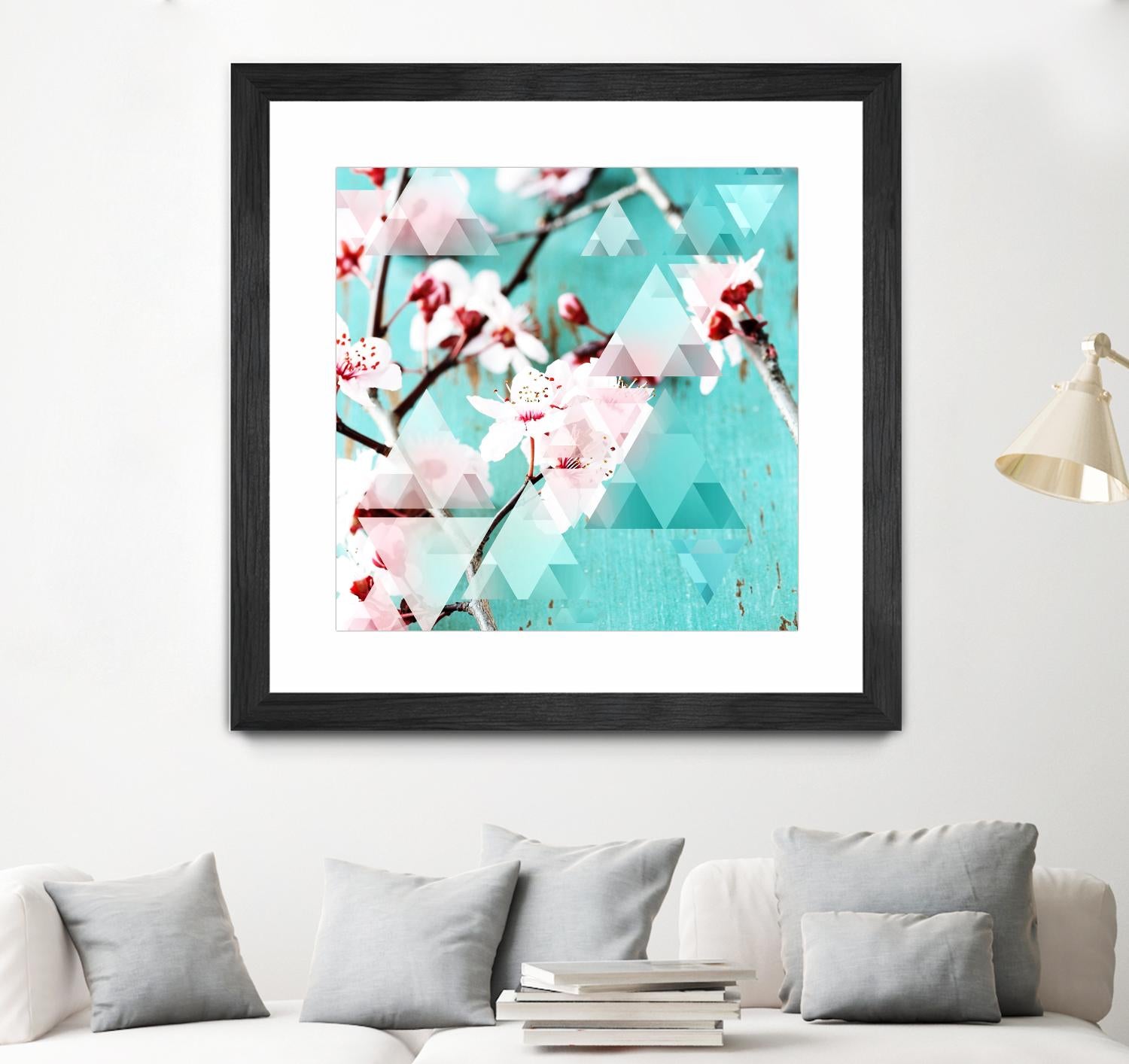 Crystalized Cherry Blossoms by THE Studio on GIANT ART - pink contemporary