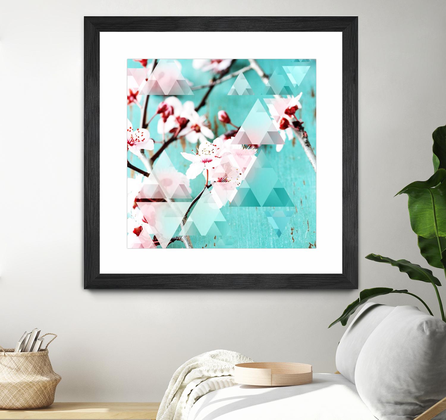 Crystalized Cherry Blossoms by THE Studio on GIANT ART - pink contemporary