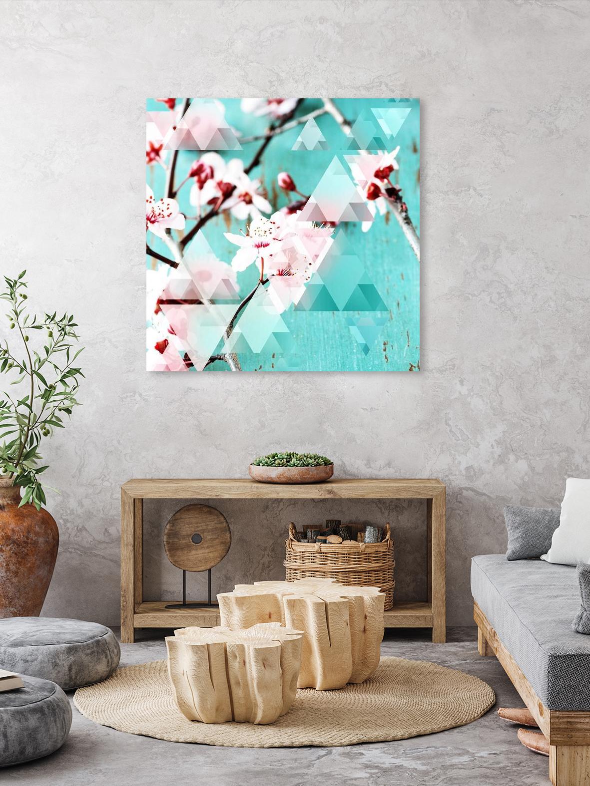 Crystalized Cherry Blossoms by THE Studio on GIANT ART - pink contemporary