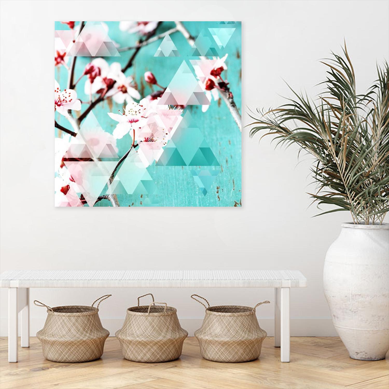 Crystalized Cherry Blossoms by THE Studio on GIANT ART - pink contemporary