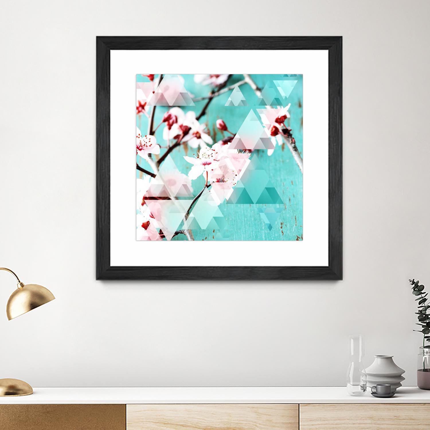 Crystalized Cherry Blossoms by THE Studio on GIANT ART - pink contemporary