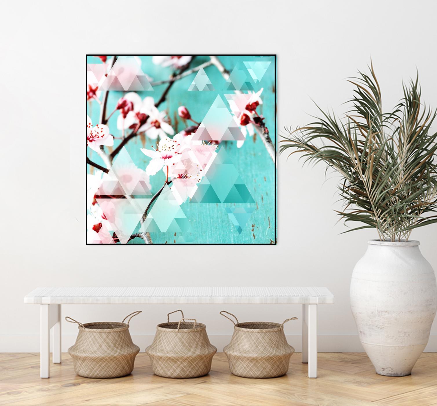 Crystalized Cherry Blossoms by THE Studio on GIANT ART - pink contemporary