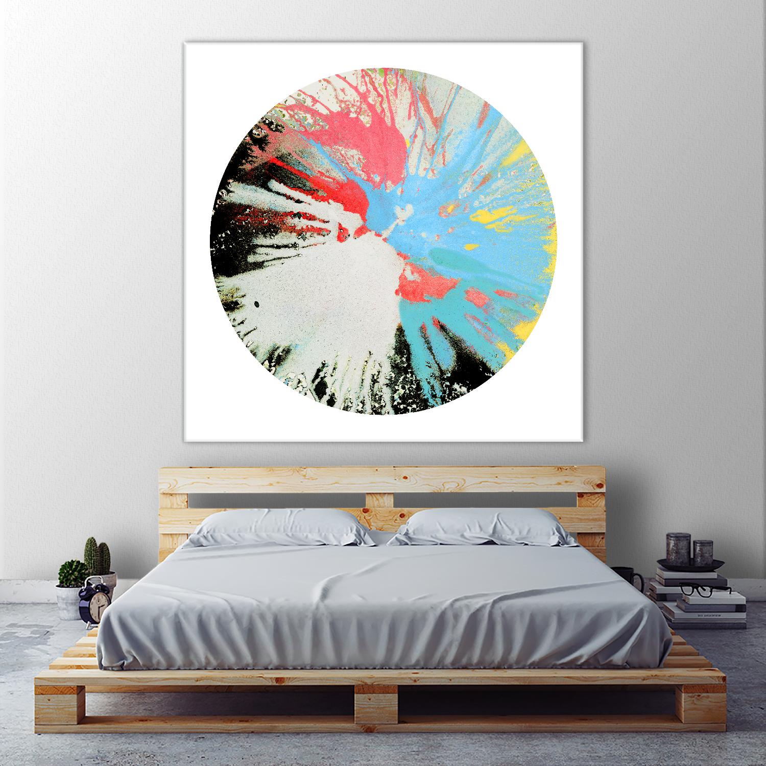 Spin Art 10 by Kyle Goderwis on GIANT ART - white abstract