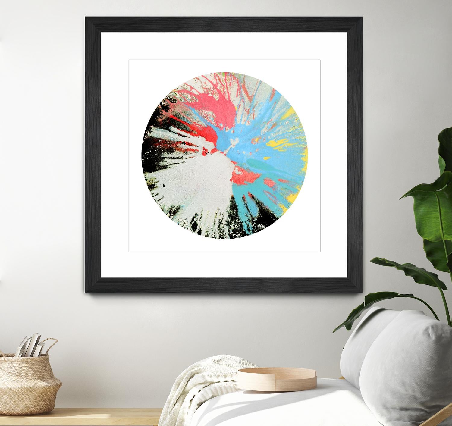 Spin Art 10 by Kyle Goderwis on GIANT ART - white abstract