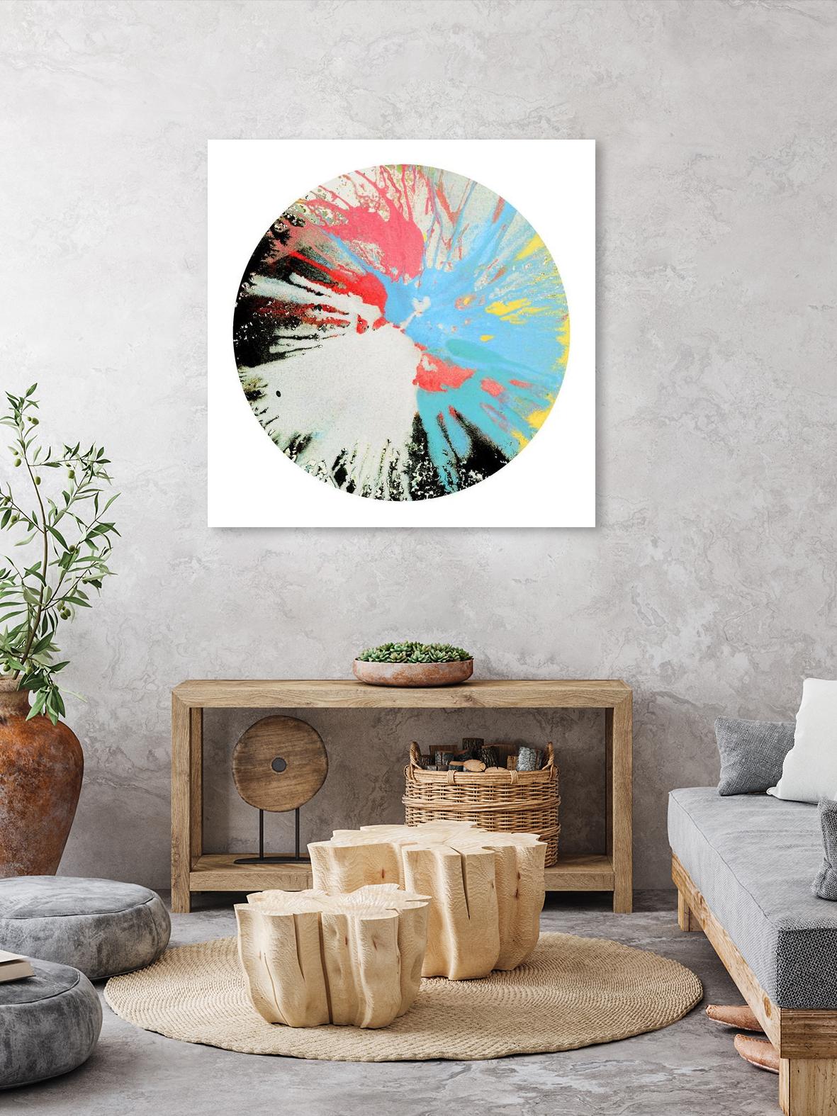 Spin Art 10 by Kyle Goderwis on GIANT ART - white abstract