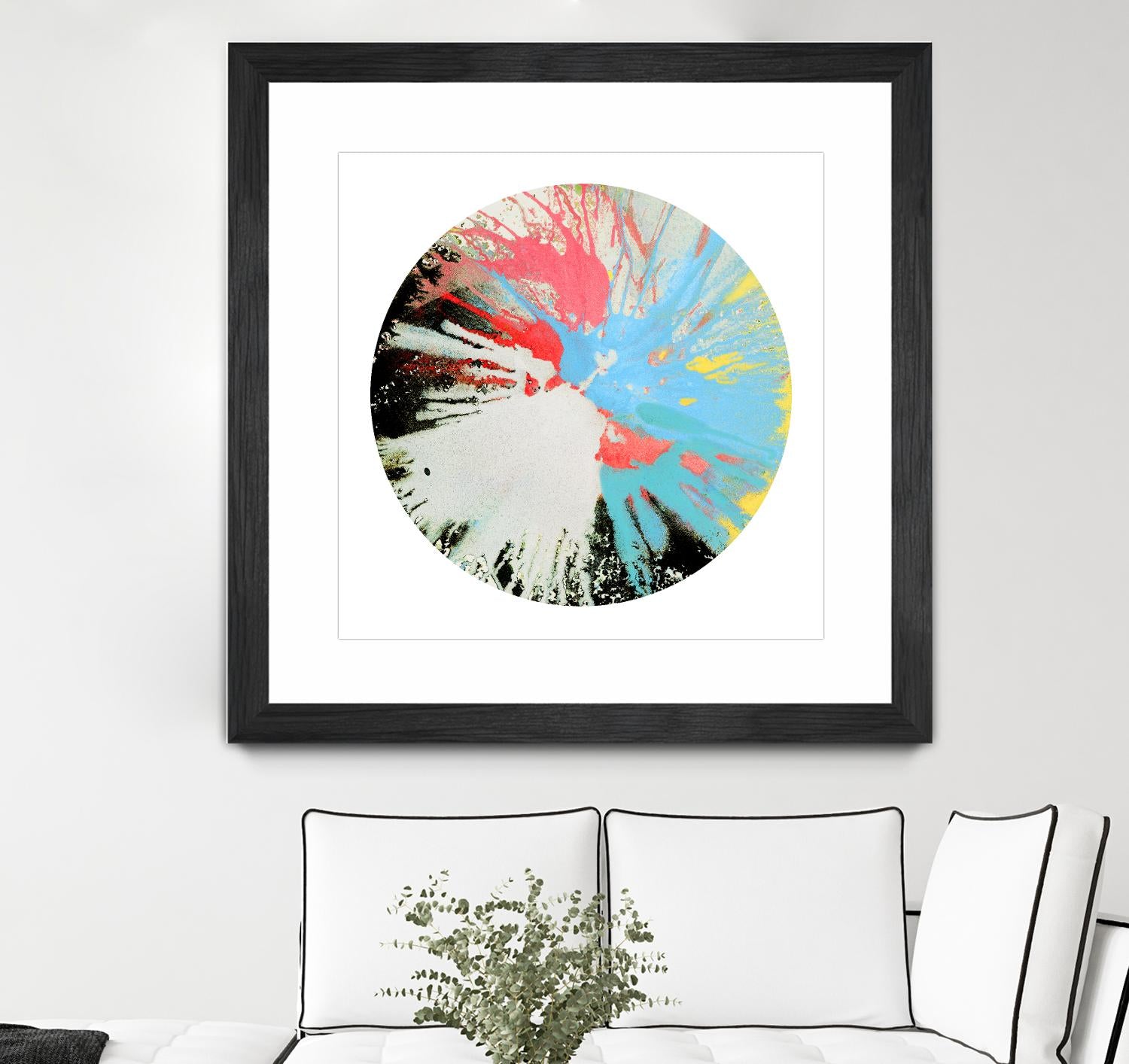 Spin Art 10 by Kyle Goderwis on GIANT ART - white abstract