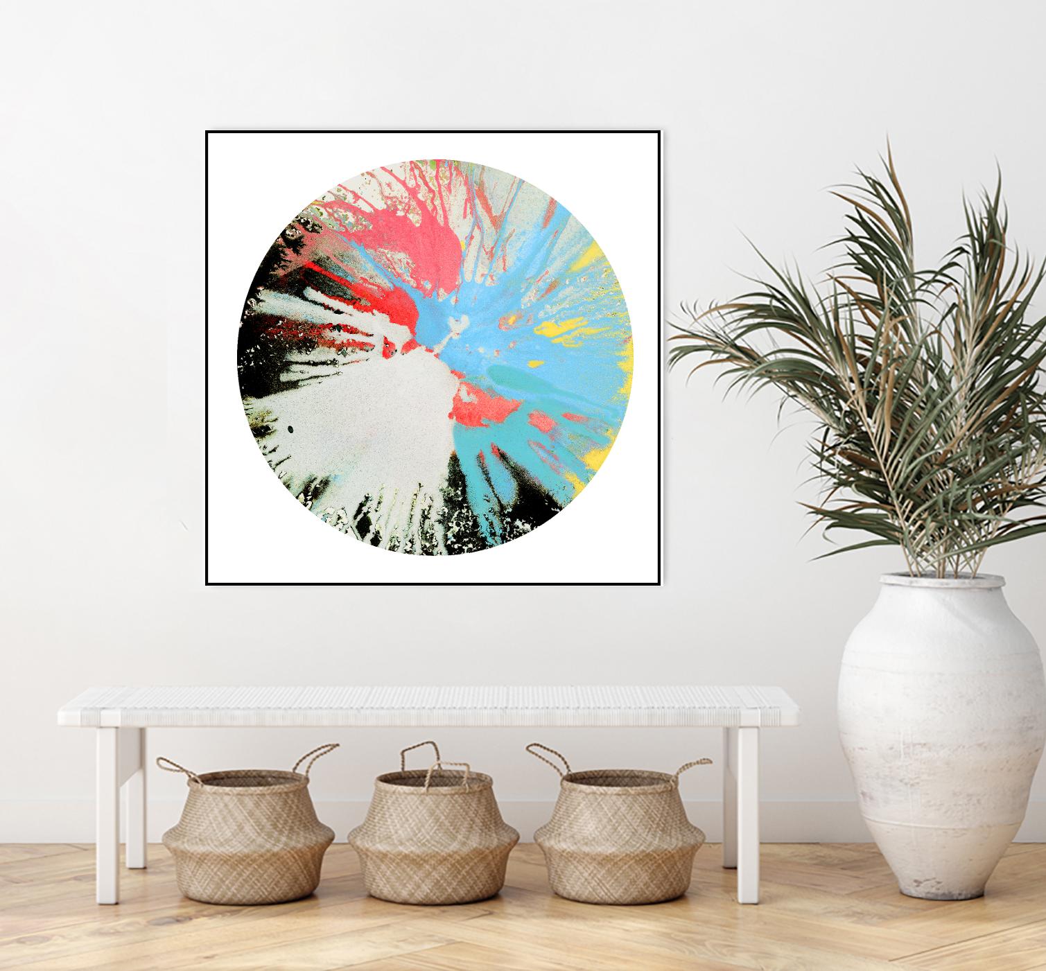 Spin Art 10 by Kyle Goderwis on GIANT ART - white abstract