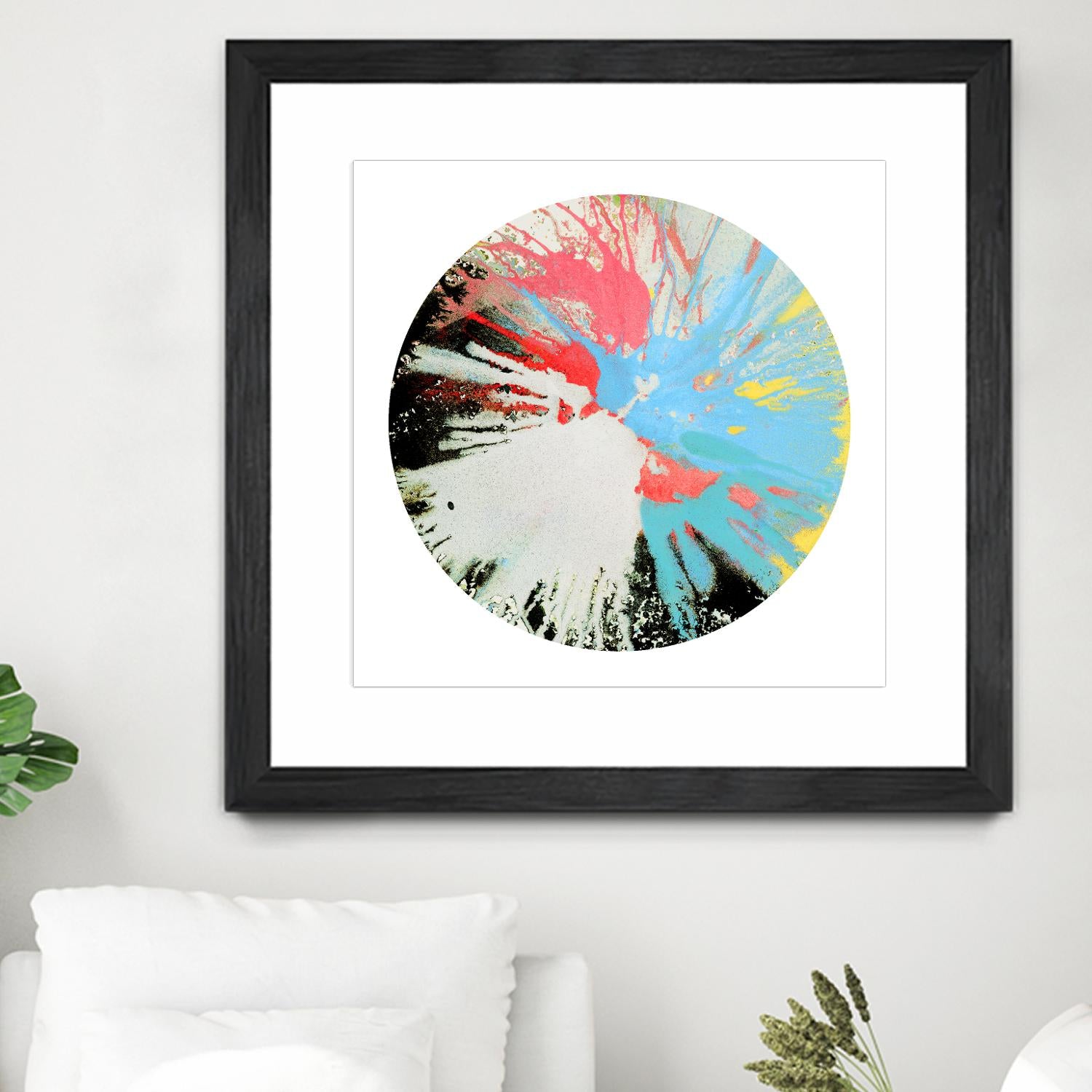 Spin Art 10 by Kyle Goderwis on GIANT ART - white abstract