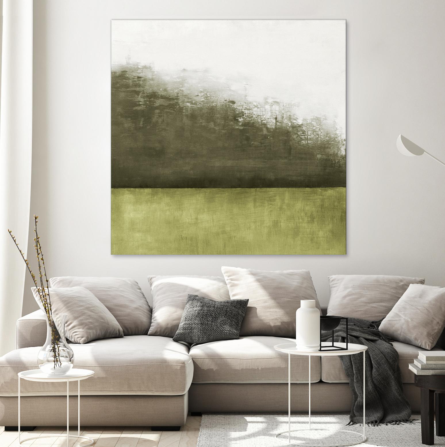 Of the Season C by Danna Harvey on GIANT ART - green landscape