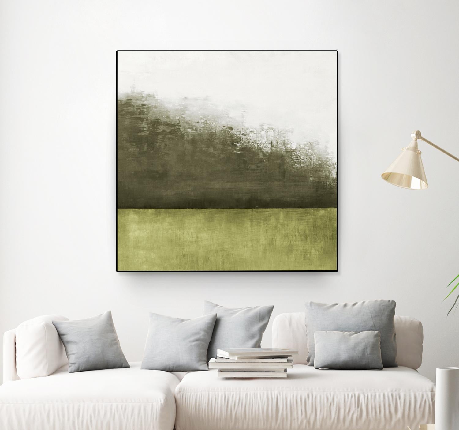 Of the Season C by Danna Harvey on GIANT ART - green landscape