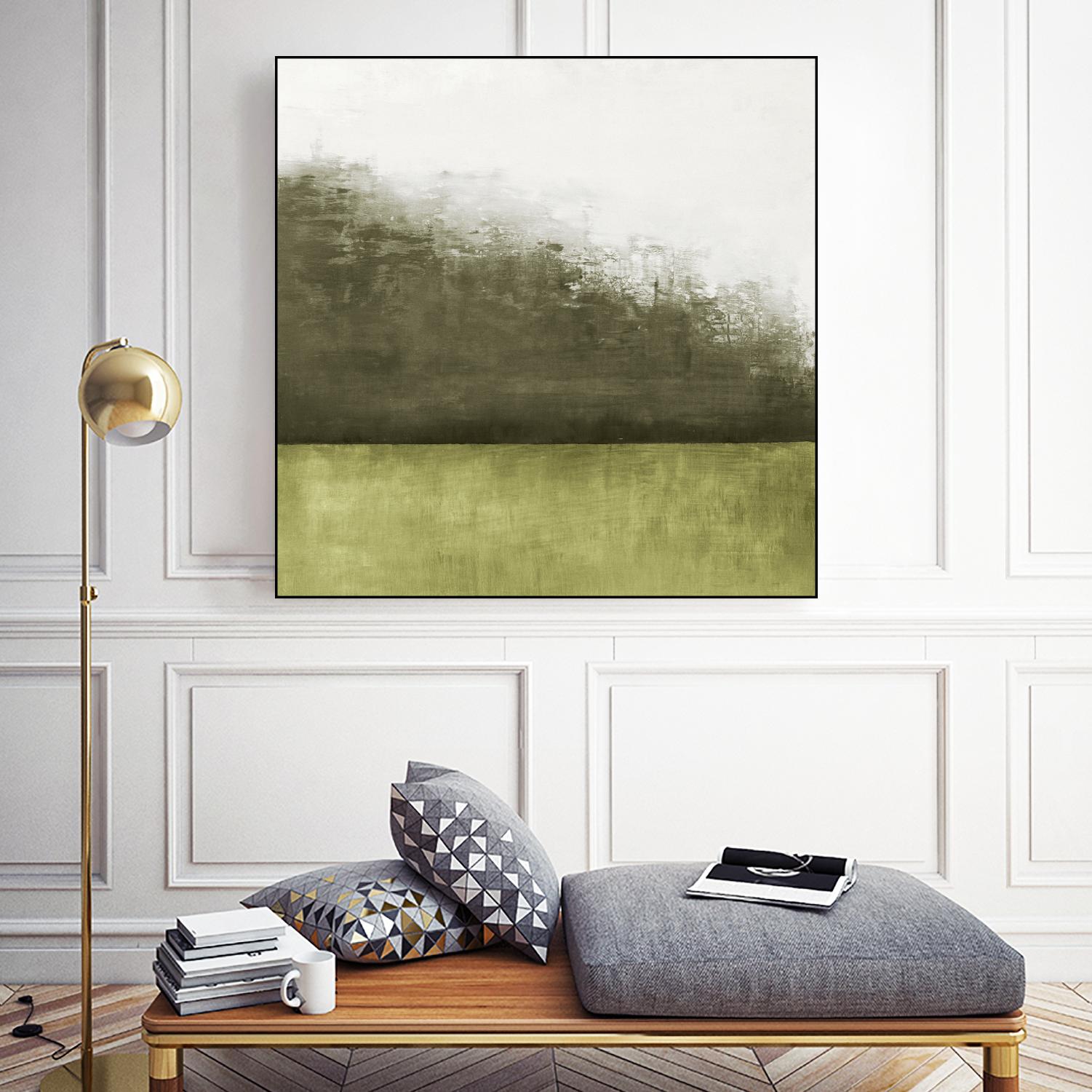 Of the Season C by Danna Harvey on GIANT ART - green landscape