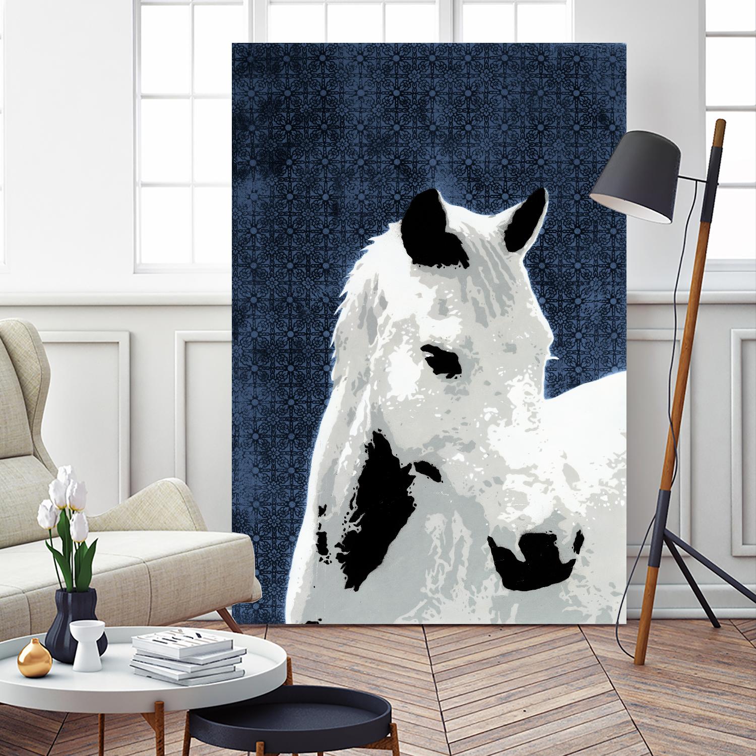 Horse by Urbansoule on GIANT ART - grey contemporary