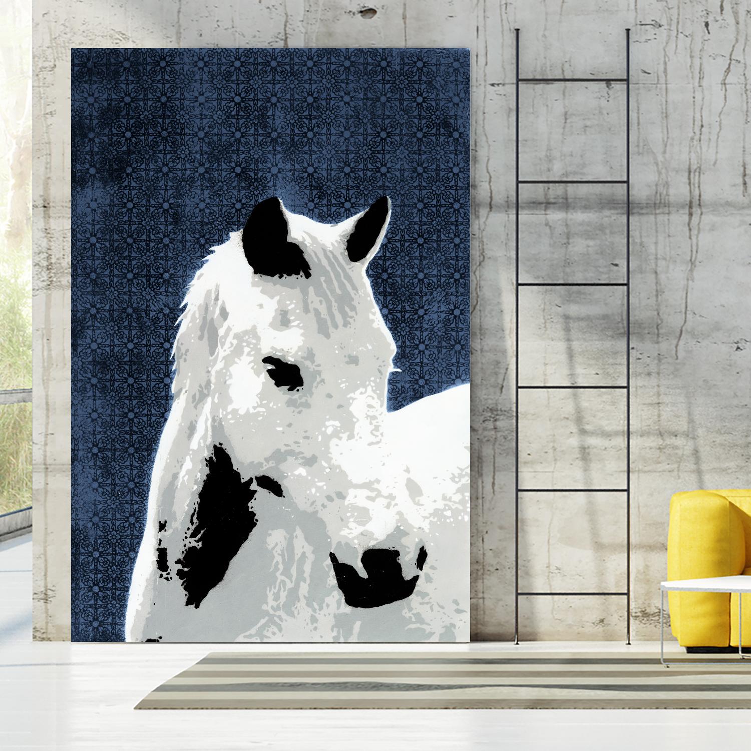 Horse by Urbansoule on GIANT ART - grey contemporary