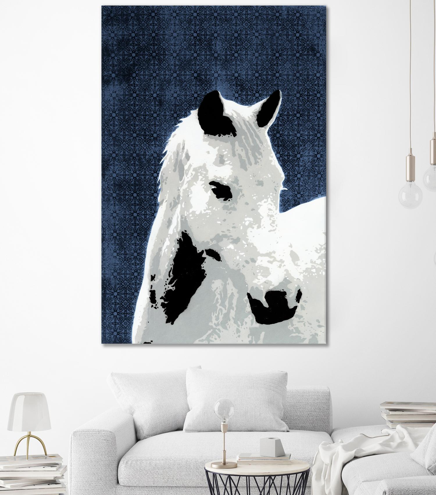 Horse by Urbansoule on GIANT ART - grey contemporary