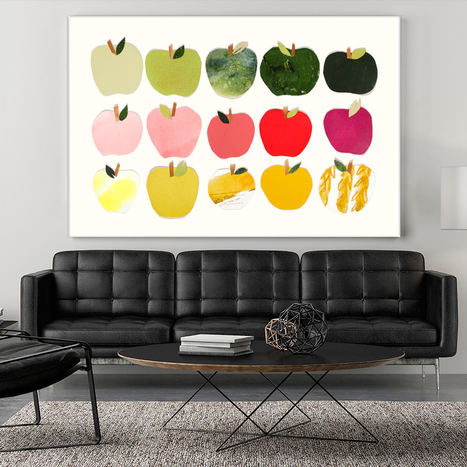 Apples to Apples by Emma Jones on GIANT ART - white still life