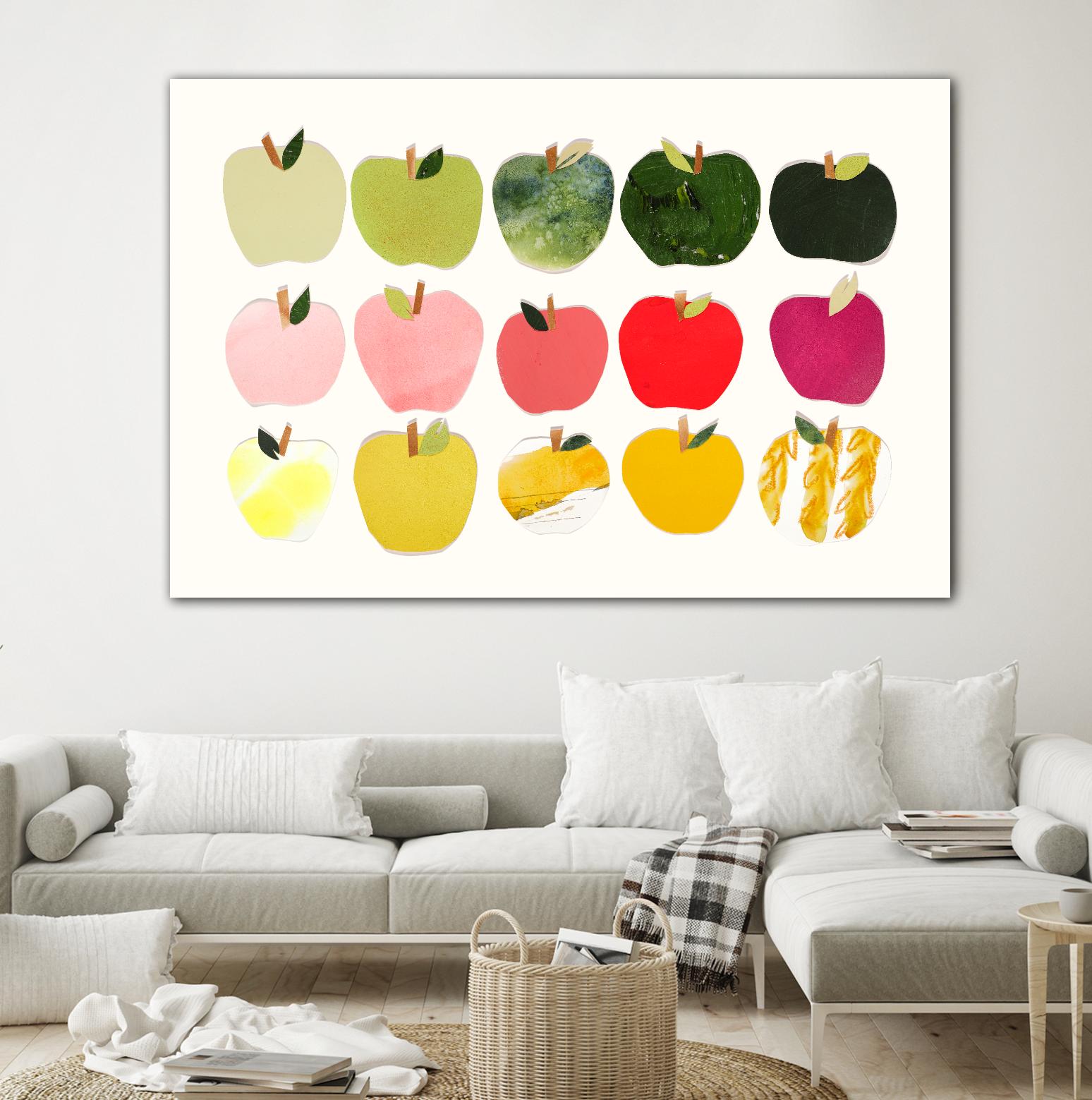 Apples to Apples by Emma Jones on GIANT ART - white still life