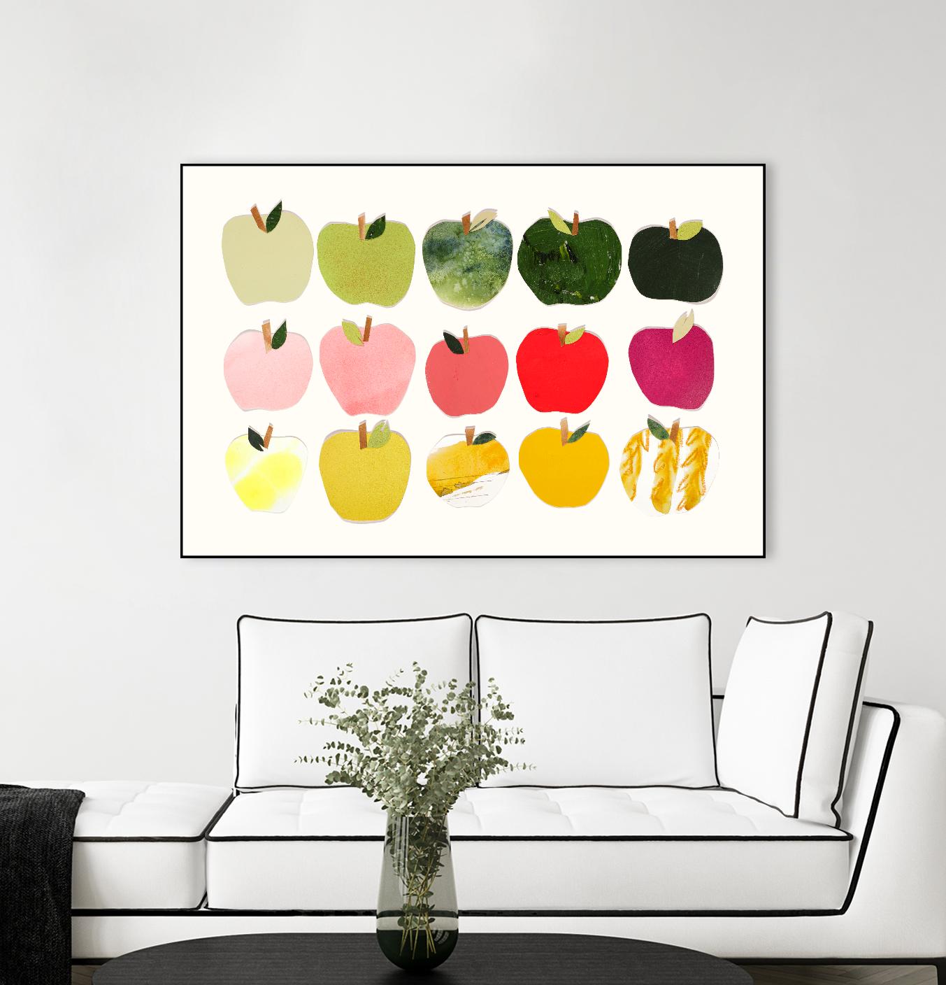 Apples to Apples by Emma Jones on GIANT ART - white still life