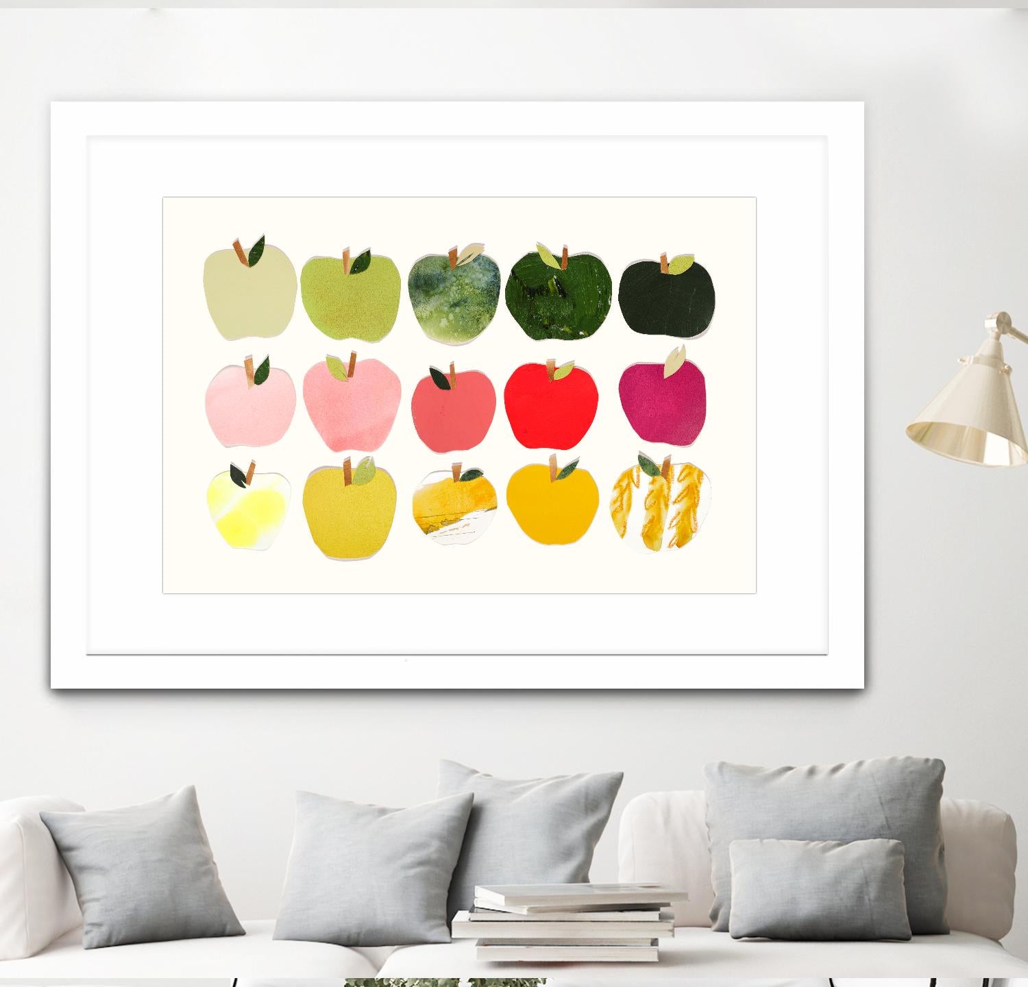 Apples to Apples by Emma Jones on GIANT ART - white still life