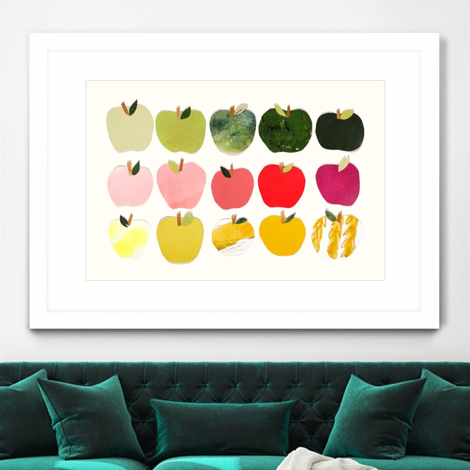 Apples to Apples by Emma Jones on GIANT ART - white still life