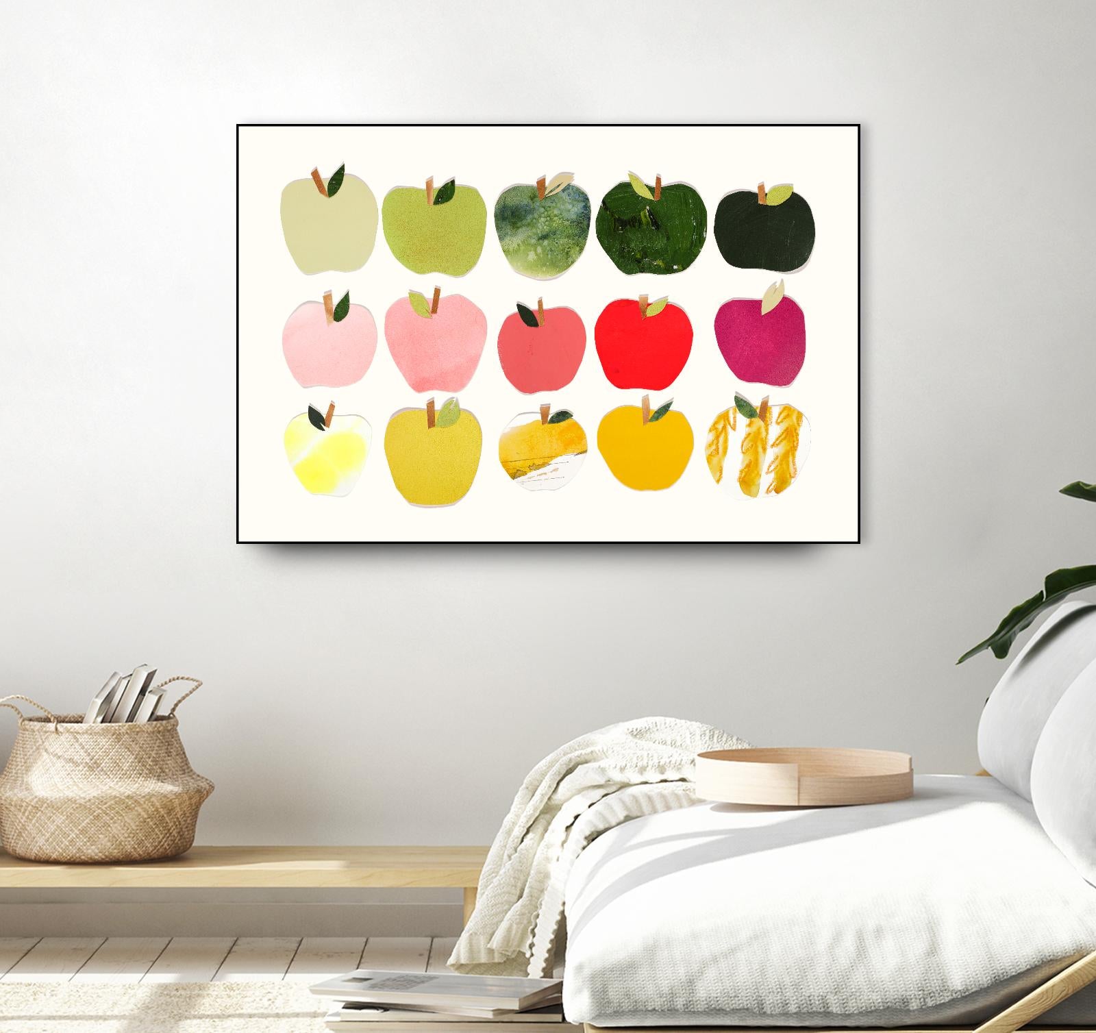 Apples to Apples by Emma Jones on GIANT ART - white still life
